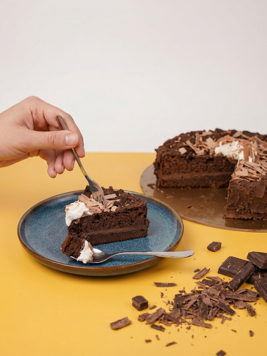 Midnight chocolate cake